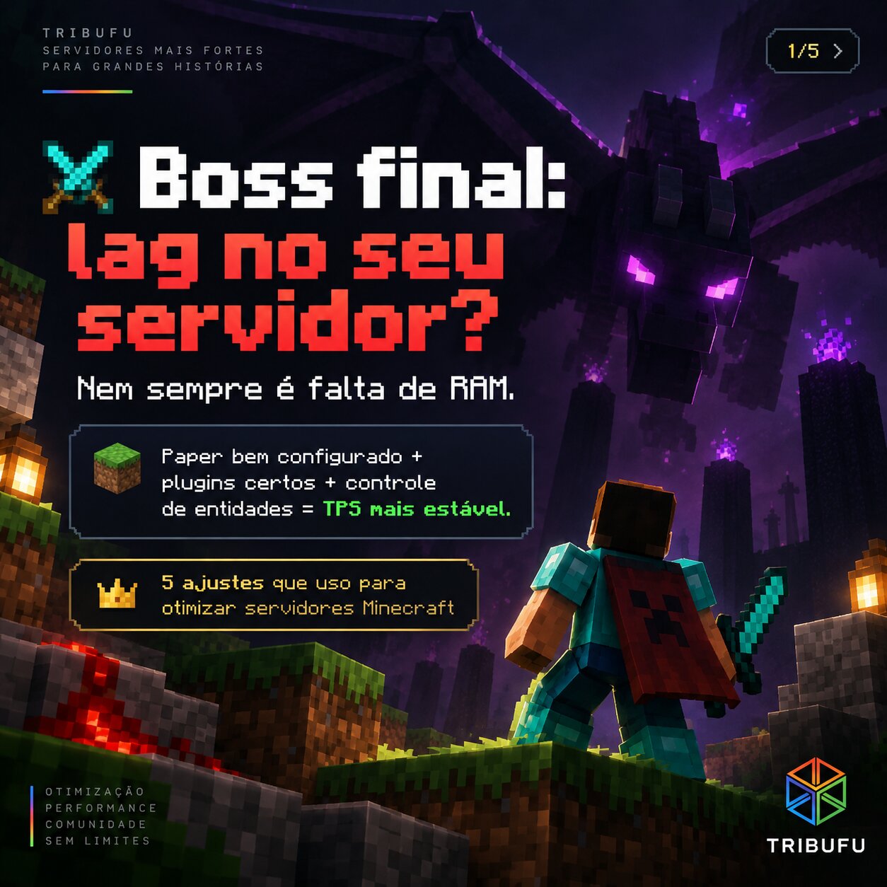 Lag no Minecraft: nem sempre o problema é falta de RAM