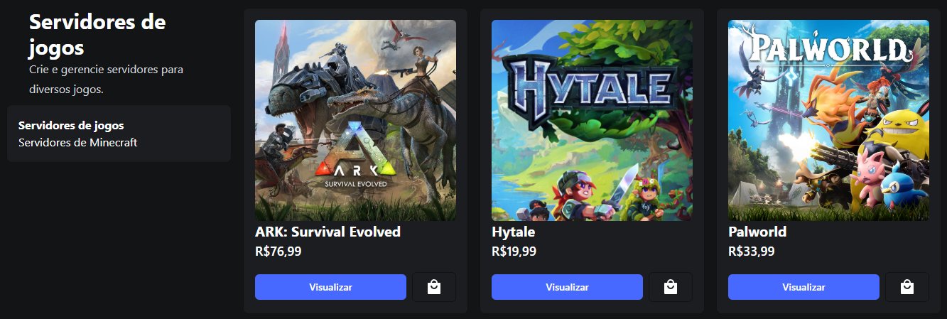 Tribufu Cloud: hospedagem para Minecraft, ARK, Palworld e Hytale