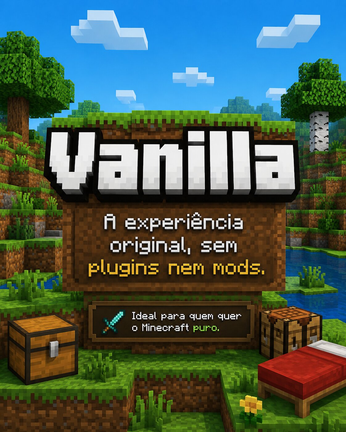 Vanilla: a experiência original de Minecraft